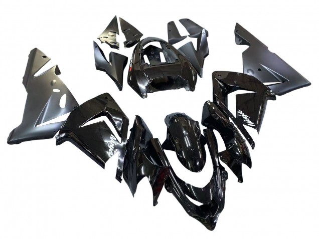 Online Negro Brillante Mate Ninja Carenado Moto Kawasaki ZX10R 2004-2005