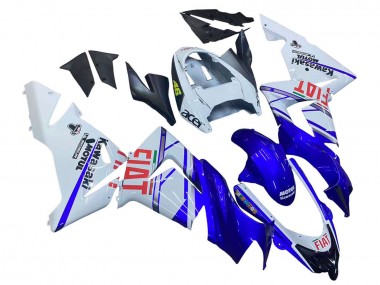 Online Azul Brillante Blanco Fiat Motul Carenado Moto Kawasaki ZX10R 2004-2005