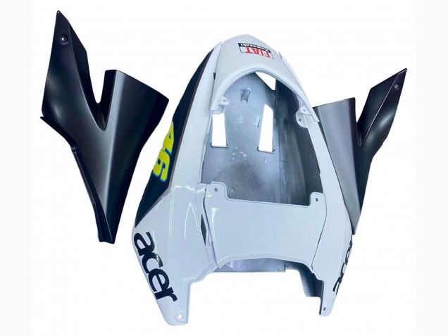 Online Azul Brillante Blanco Fiat Motul Carenado Moto Kawasaki ZX10R 2004-2005