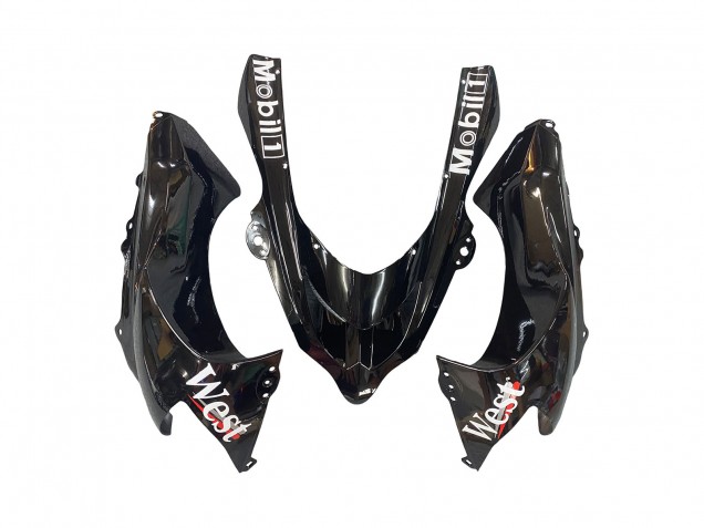 Online Blanco Negro West Ninja Carenado Moto Kawasaki ZX10R 2004-2005