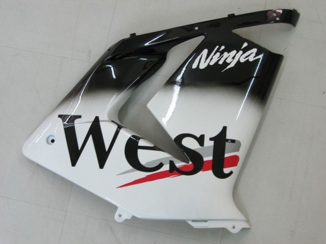 Online Blanco Negro West Ninja Carenado Moto Kawasaki ZX10R 2004-2005