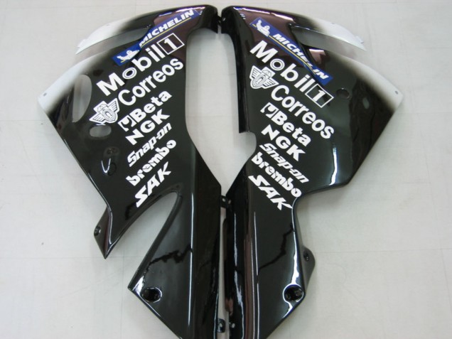 Online Blanco Negro West Ninja Carenado Moto Kawasaki ZX10R 2004-2005