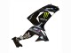 Online Gris Amarillo Negro Brillante Monstruo Elf Carenado Moto Kawasaki ZX10R 2006-2007
