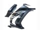 Online Gris Mate Blanco Verde Carenado Moto Kawasaki ZX10R 2011-2015