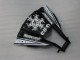 Online Negro Brillante Blanco Elf Nieve Calcomanía Carenado Moto Kawasaki ZX10R 2011-2015