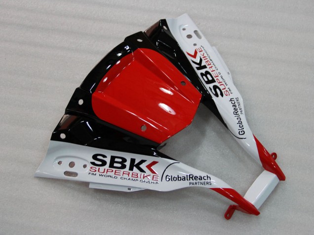 Online Blanco Azul Rojo Negro SBK Maxxis Carenado Moto Kawasaki ZX10R 2011-2015