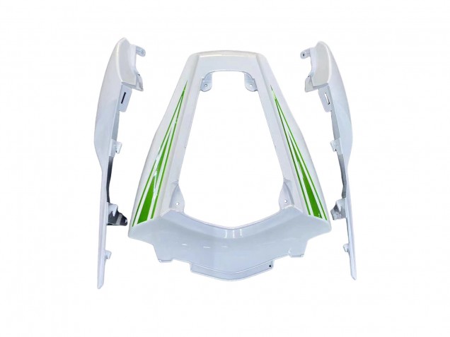 Online Blanco Verde Raya Negro Ninja Carenado Moto Kawasaki ZX10R 2011-2015