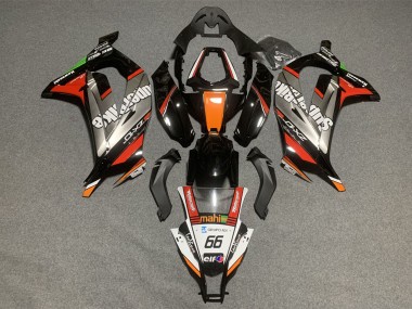 Online Blanco Naranja Negro Mahi Elf 66 Superbike Carenado Moto Kawasaki ZX10R 2011-2015