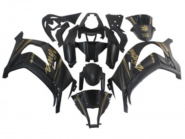 Online Negro Mate Oro Nieve Elf Carenado Moto Kawasaki ZX10R 2011-2015