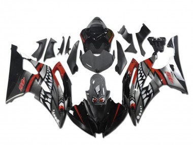 Online Rojo Plata Gris Tiburón Carenado Moto Yamaha YZF R6 2008-2016