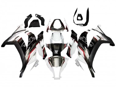 Online Blanco Negro Brillante Negro Mate Rojo Carenado Moto Kawasaki ZX10R 2011-2015