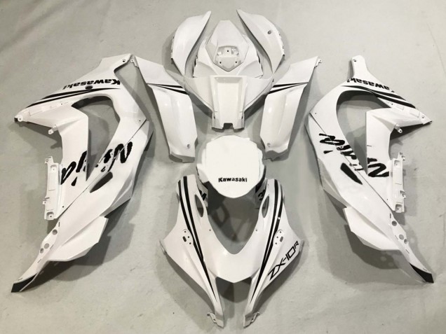 Online Blanco Negro Carenado Moto Kawasaki ZX10R 2016-2020