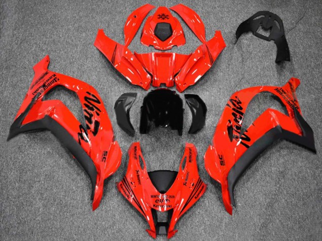 Online Rojo Negro Carenado Moto Kawasaki ZX10R 2016-2020
