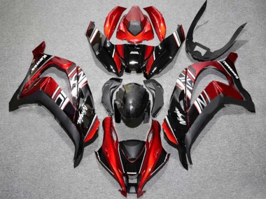Online Rojo Negro Brillante Blanco Carenados Moto Kawasaki ZX10R 2016-2020