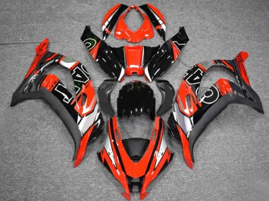 Online Rojo Plata Negro Brillante Carenado Moto Kawasaki ZX10R 2016-2020