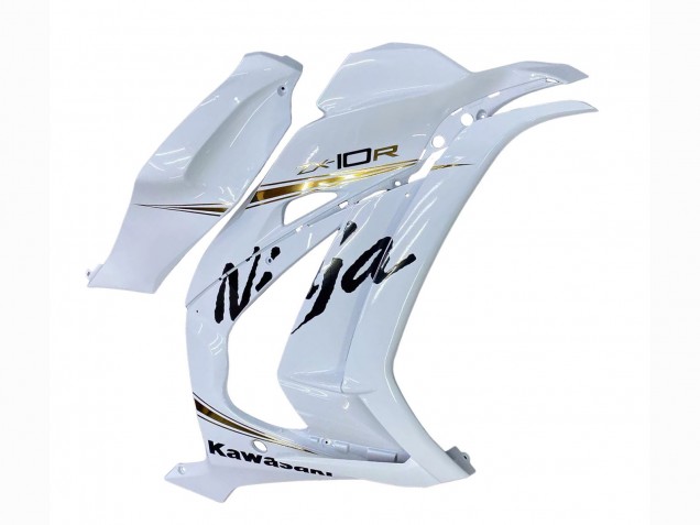 Online Blanco Oro Negro Carenado Moto Kawasaki ZX10R 2016-2020