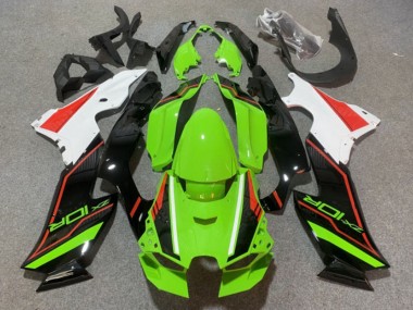 Online Verde Negro Naranja Blanco Carenado Moto Kawasaki ZX10R 2021-2025