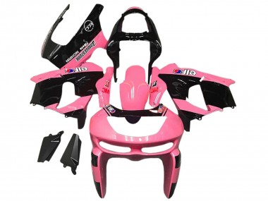 Online Rosa Negro Brillante Elf Bridgestone Carenado Moto Kawasaki ZX6R 1998-1999