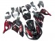 Online Negro Brillante Rojo Llama Kits Carenados Moto Kawasaki ZX14R ZZR1400 2006-2011