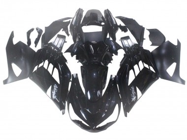 Online Carenado Moto Kawasaki ZX14R ZZR1400 2012-2024 - Negro Brillante Negro Mate Blanco Ninja