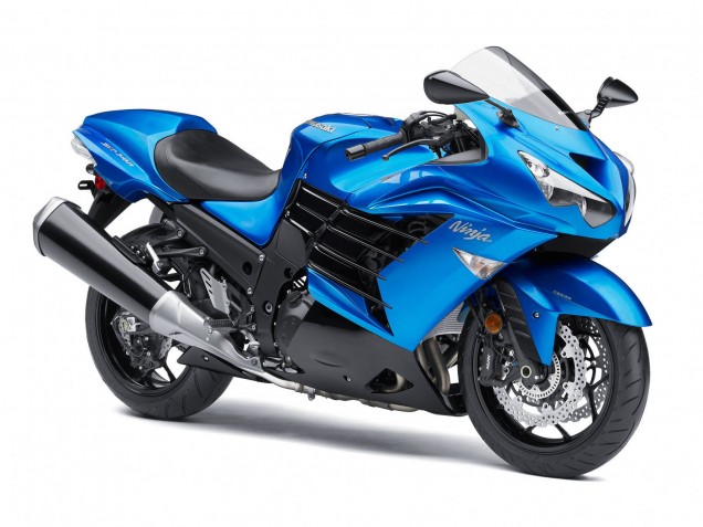 Online Carenados Moto Kawasaki ZX14R ZZR1400 2012-2024 - Azul