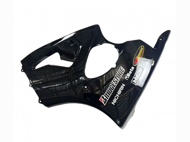 Online Negro Brillante Amarillo Elf Bridgestone Carenado Moto Kawasaki ZX6R 1998-1999