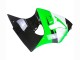 Online Verde Blanco Negro Brillante Carenado Moto Kawasaki ZX6R 1998-1999