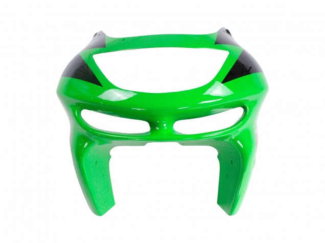 Online Verde Blanco Negro Brillante Carenado Moto Kawasaki ZX6R 1998-1999