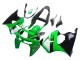 Online Verde Blanco Negro Brillante Carenado Moto Kawasaki ZX6R 1998-1999