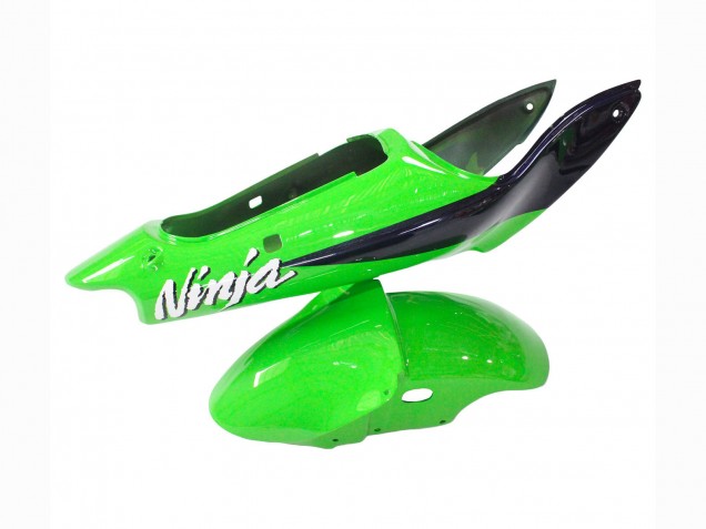 Online Verde Blanco Azul Oscuro Plata Carenado Moto Kawasaki ZX6R 1998-1999