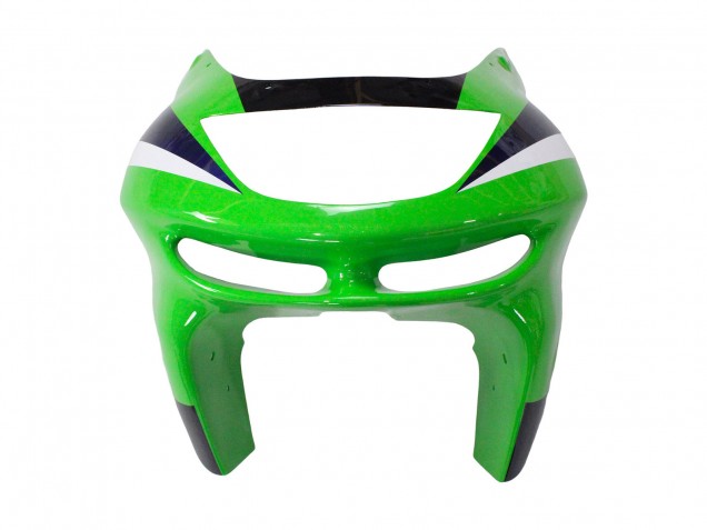 Online Verde Blanco Azul Oscuro Plata Carenado Moto Kawasaki ZX6R 1998-1999