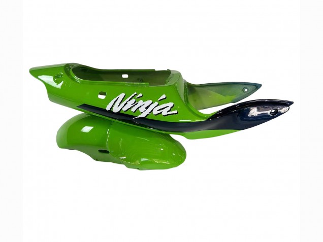 Online Verde Blanco Azul Plata Negro Brillante Carenado Moto Kawasaki ZX6R 1998-1999