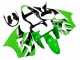 Online Verde Blanco Negro Carenado Moto Kawasaki ZX6R 2000-2002