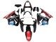 Online Negro Brillante Rojo Azul Rojo PlayStation 2 Carenado Moto Kawasaki ZX6R 2000-2002