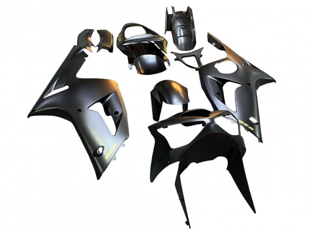 Online Negro Mate Oro 636 Carenado Moto Kawasaki ZX6R 2003-2004