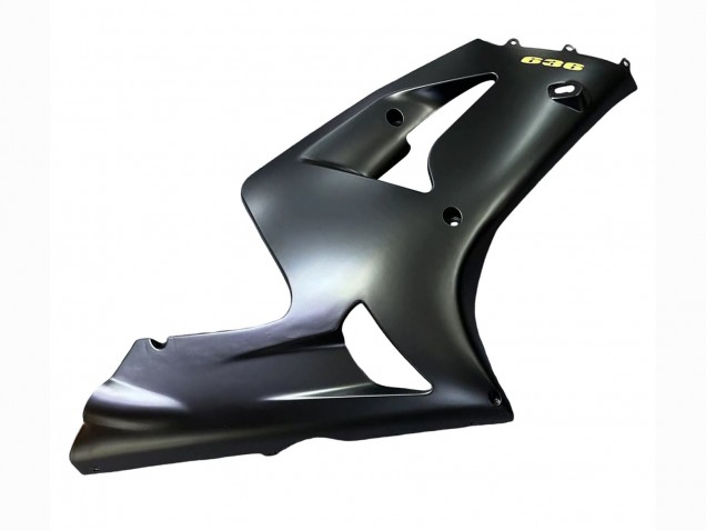 Online Negro Mate Oro 636 Carenado Moto Kawasaki ZX6R 2003-2004