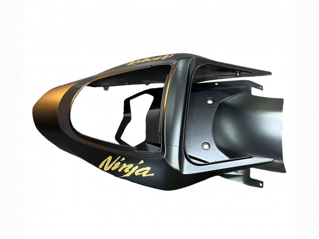 Online Negro Mate Oro 636 Carenado Moto Kawasaki ZX6R 2003-2004