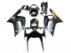 Online Negro Mate Oro 636 Carenado Moto Kawasaki ZX6R 2003-2004