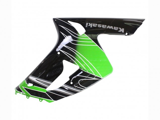 Online Verde Blanco Negro Carenado Moto Kawasaki ZX6R 2003-2004
