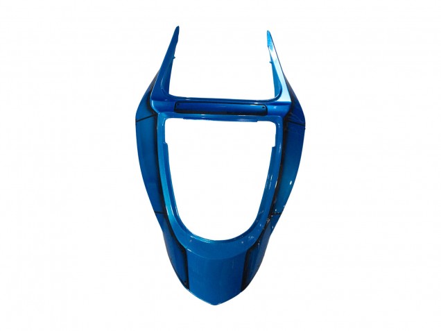 Online Azul Blanco Rojo Tiburón Carenado Moto Kawasaki ZX6R 2003-2004