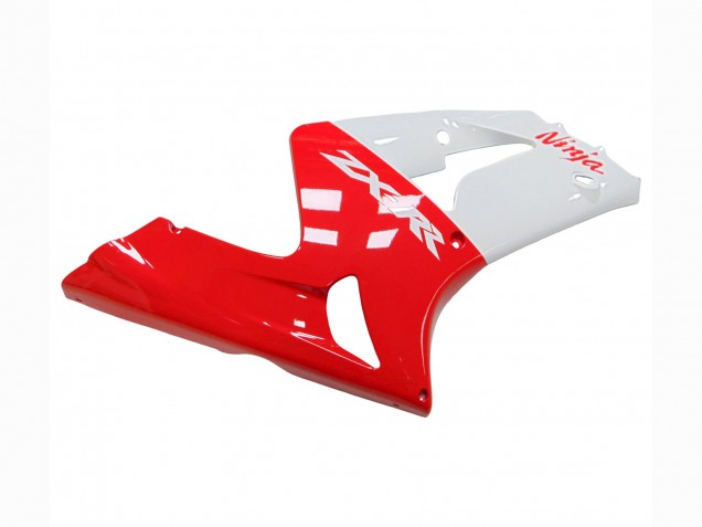 Online Blanco Rojo Carenado Moto Kawasaki ZX6R 2003-2004