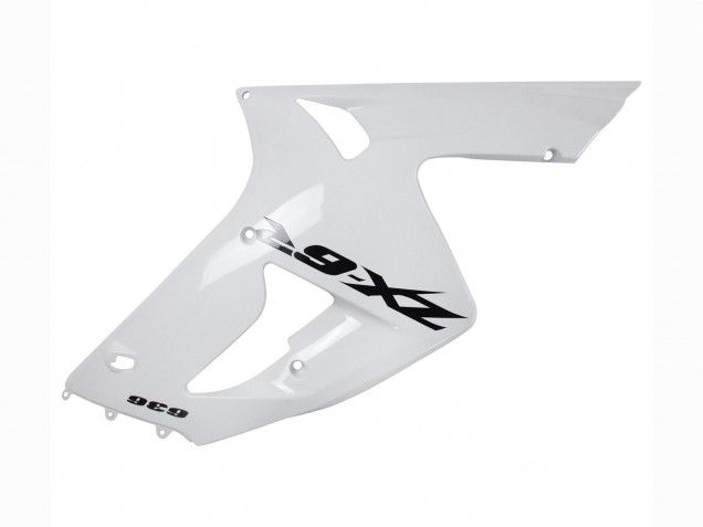 Online Blanco Negro Calcomanías Carenado Moto Kawasaki ZX6R 2003-2004