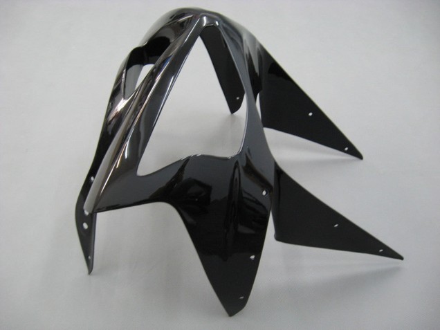 Online Negro Brillante Carenado Moto Kawasaki ZX6R 2003-2004
