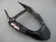 Online Negro Brillante Carenado Moto Kawasaki ZX6R 2003-2004