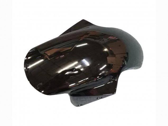 Online Negro Brillante Rojo Llama Carenado Moto Kawasaki ZX6R 2003-2004