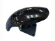 Online Negro Brillante Verde Llama Carenado Moto Kawasaki ZX6R 2003-2004