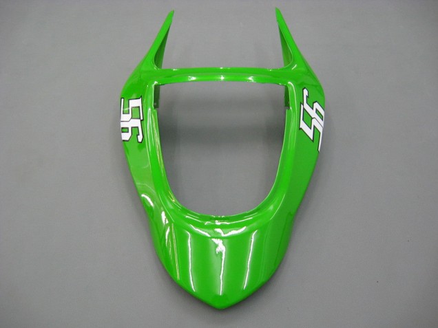 Online Verde Blanco Negro Elf Bridgestone Carenado Moto Kawasaki ZX6R 2003-2004