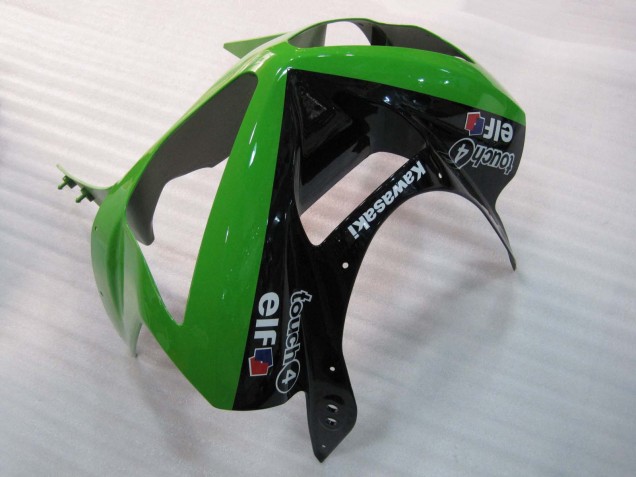 Online Verde Negro Elf Bridgestone Carenado Moto Kawasaki ZX6R 2003-2004