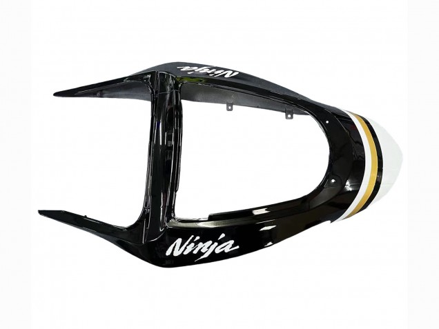Online Blanco Negro Motul Lucky Strike Carenado Moto Kawasaki ZX6R 2003-2004