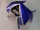 Online Blanco Azul Rojo Fiat Carenado Moto Kawasaki ZX6R 2003-2004